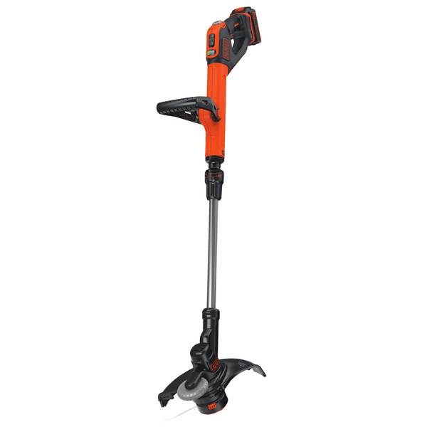 Black + Decker EASYFEED Electric String Trimmer/Edger + 2 Lithium-Ion Batteries