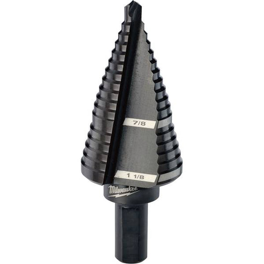 Milwaukee #1 1/8" - 1/2" Step Drill Bit