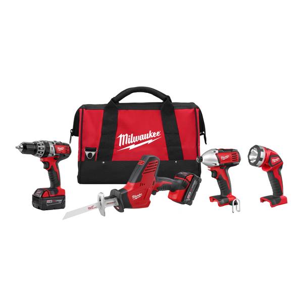 Milwaukee M18 Cordless 4-Tool Combo Kit