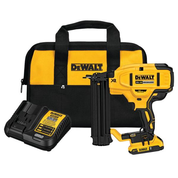 DEWALT 20V MAX XR 18 Gauge Brad Nailer Kit