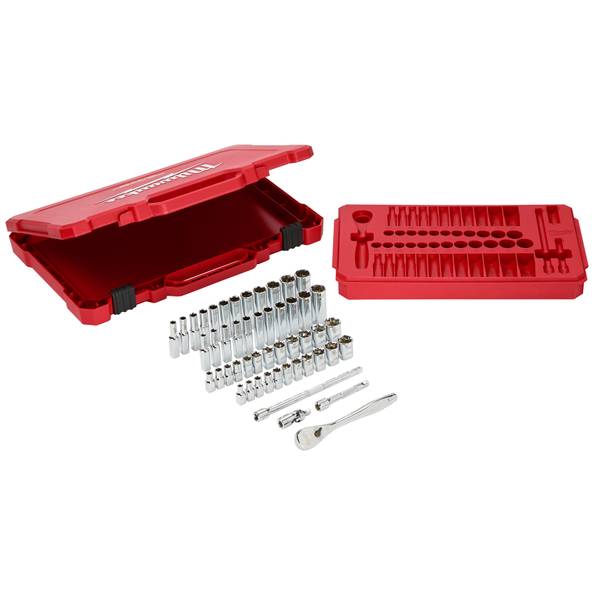 Milwaukee 50-Piece 1/4" Drive Socket Set