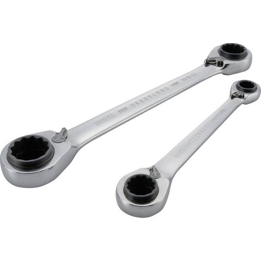 Craftsman 2 Piece Metric Ratcheting Box Wrench Set