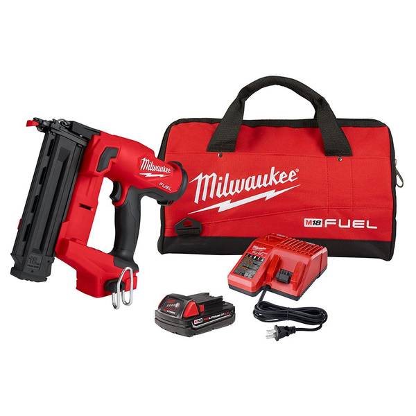 Milwaukee M18 FUEL 18 Gauge Brad Nailer Kit