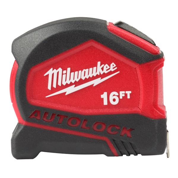 Milwaukee 16 ft Compact Auto Lock Tape