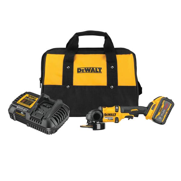 DEWALT FLEXVOLT 60V MAX Brushless 4.5"-6" Cordless Grinder with Kickback Brake Kit