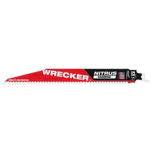 Milwaukee 9" Wrecker with Nitrus Carbide Sawzall Blade