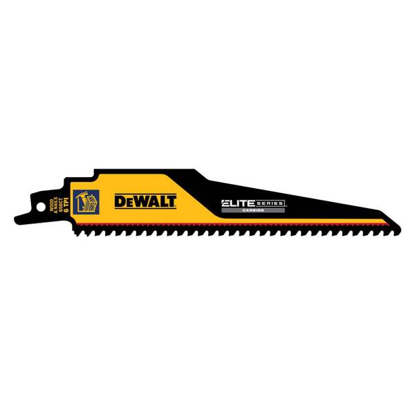 DEWALT Elite Series 6" 6TPI Demolition Carbide Reciprocating Saw Blade