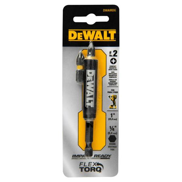 DEWALT Impact Ready Magnetic Bit Holder with 2 Bits