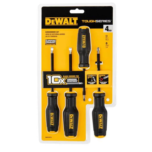 DEWALT 4-Piece TOUGHSERIES Screwdriver Set