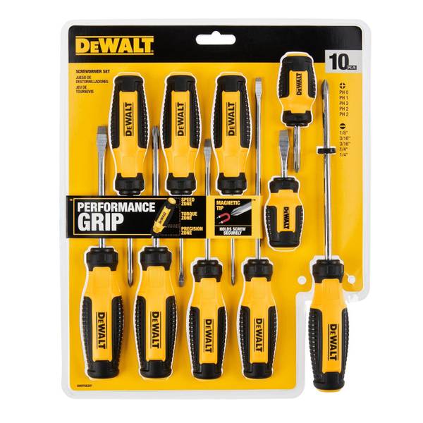 DEWALT 10-Piece Screwdriver Set