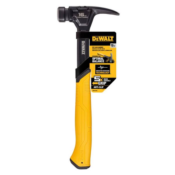 DEWALT 16 oz Rip Claw Steel Hammer