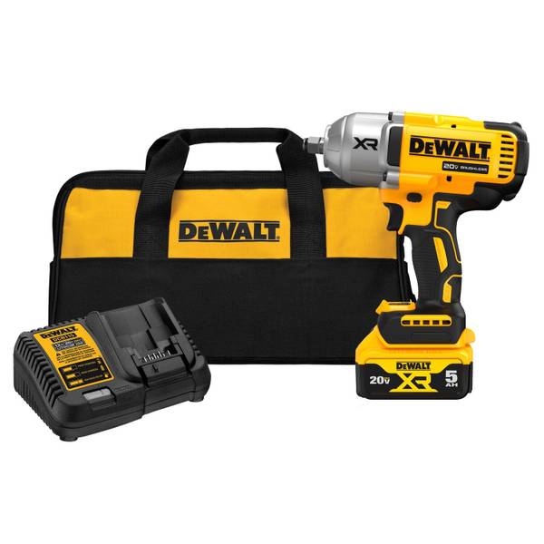 DEWALT 20V MAX* XR 1/2" High Torque Impact Wrench with Hog Ring Anvil