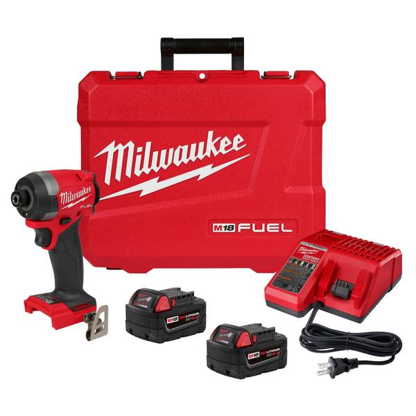 Milwaukee M18 FUEL 1/4" Hex Impact Driver Kit