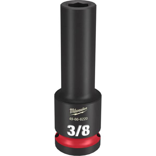 Milwaukee 1/2" Drive 3/8" Deep 6 Point Socket