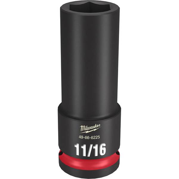 Milwaukee 1/2" Drive 11/16" Deep 6 Point Socket