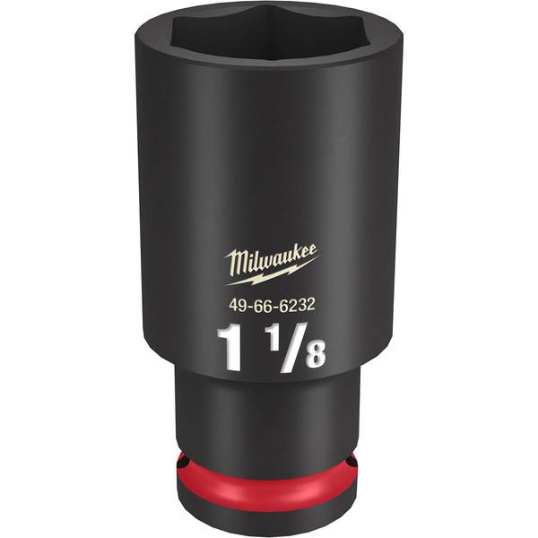 Milwaukee 1/2" Drive 1-1/8" Deep 6 Point Socket