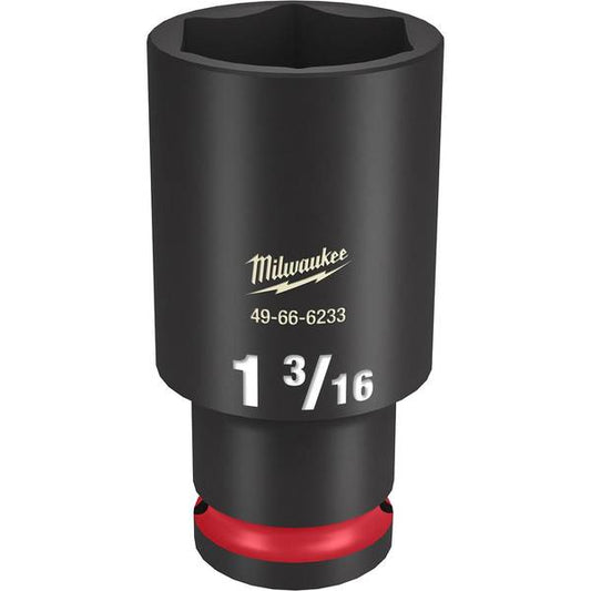 Milwaukee 1/2" Drive 1-3/16" Deep 6 Point Socket