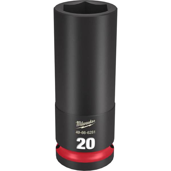 Milwaukee 1/2" Drive 20MM Deep 6 Point Socket