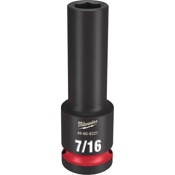 Milwaukee 1/2"Drive 7/16" Deep 6 Point Socket