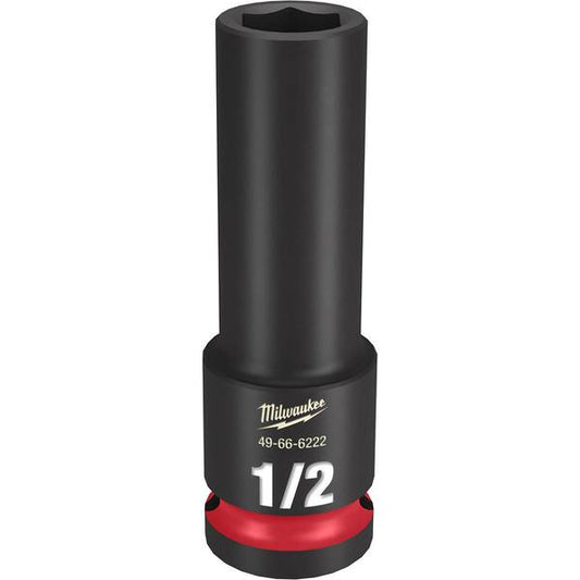 Milwaukee 1/2" Drive 1/2" Deep 6 Point Socket