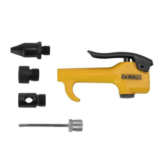 DEWALT 5-Piece Hand Held Rubber Tip Air Gun