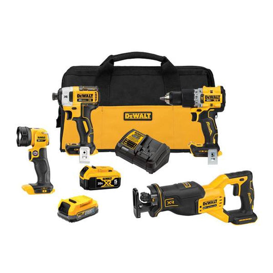 DEWALT 20V MAX* XR Brushless 4 Tool Combo Kit