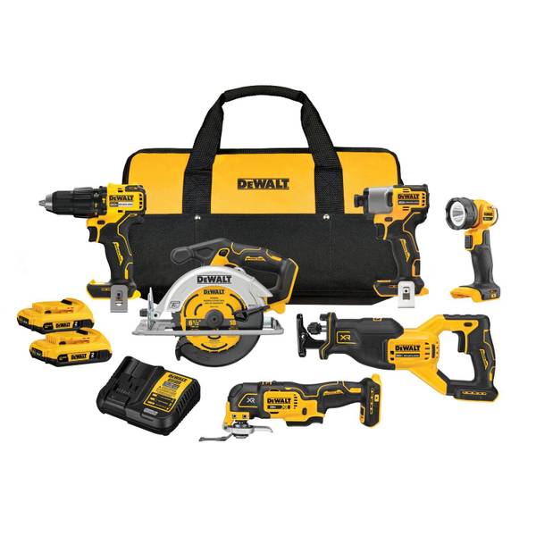 DEWALT 20V MAX XR 6-Tool Combo Kit