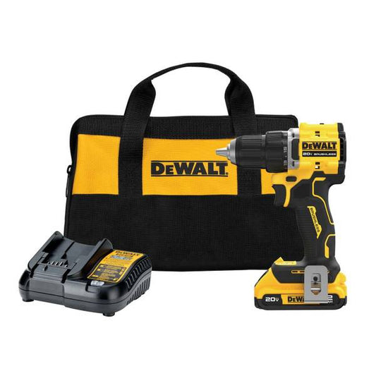 DEWALT ATOMIC COMPACT SERIES 20V MAX* Brushless Cordless 1/2 in. Drill/Driver Kit