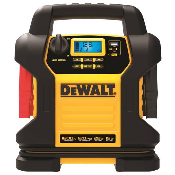 DEWALT 1600 Peak Amp Jump Stater with Digital Compressor