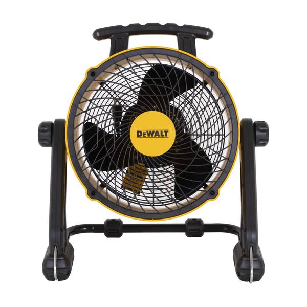 DEWALT 16 in. Yellow 3 Speed Benchtop and Hanging Drum Fan