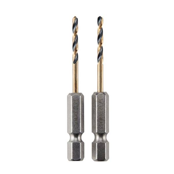 DEWALT 2-Pack Black & Gold Impact Ready 3/32" Drill Bit