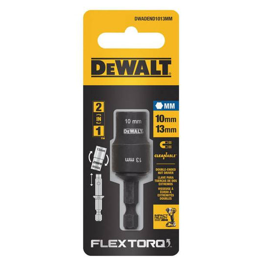 DEWALT 10mm + 13mm Double-Ended/Detachable Nut Driver