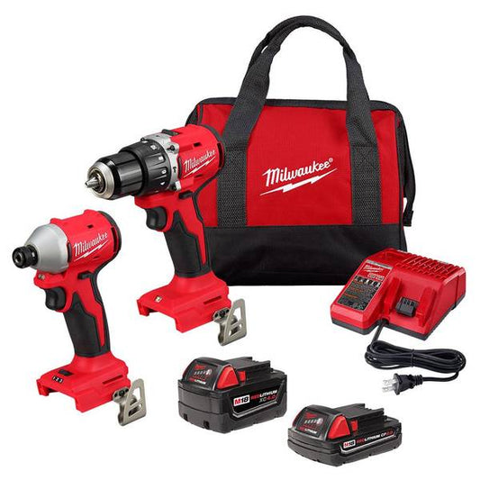 Milwaukee M18 Compact Brushless 2-Tool Combo Kit