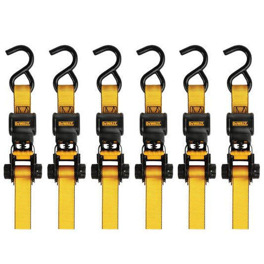 DEWALT 6-Piece 1500 LB Ratchet Strap Kit