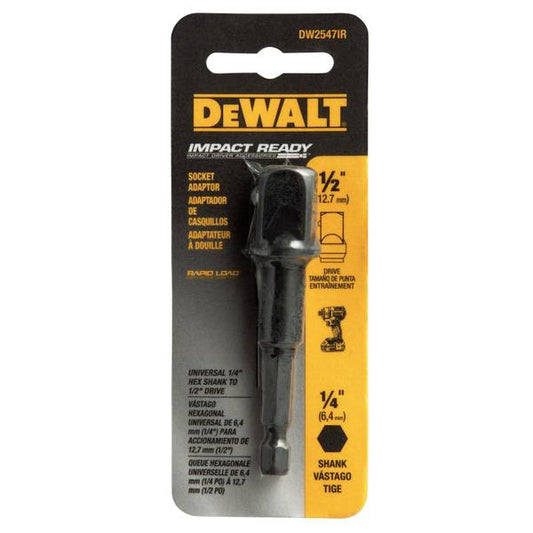 DEWALT 1/4" to 3/8" IMPACT READY Socket Adaptor