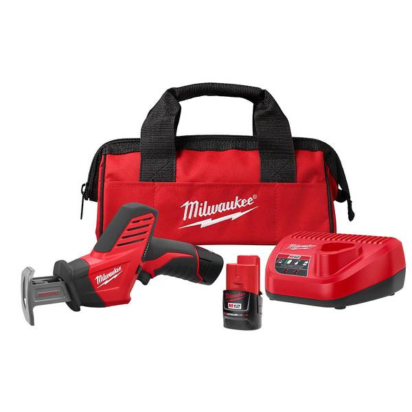 Milwaukee M12 HACKZALL Reciprocating Saw One Battery Kit