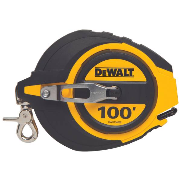 DEWALT 100' Closed Case Long Tape Measure