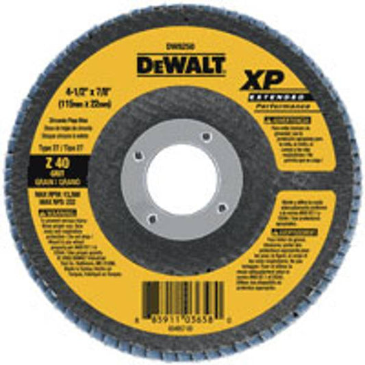 DEWALT 4-1/2"x7/8" 40g XP Flap Disc