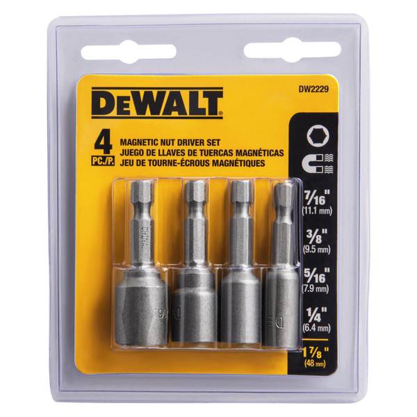 DEWALT 4-Piece Magnetic Nut Driver Set