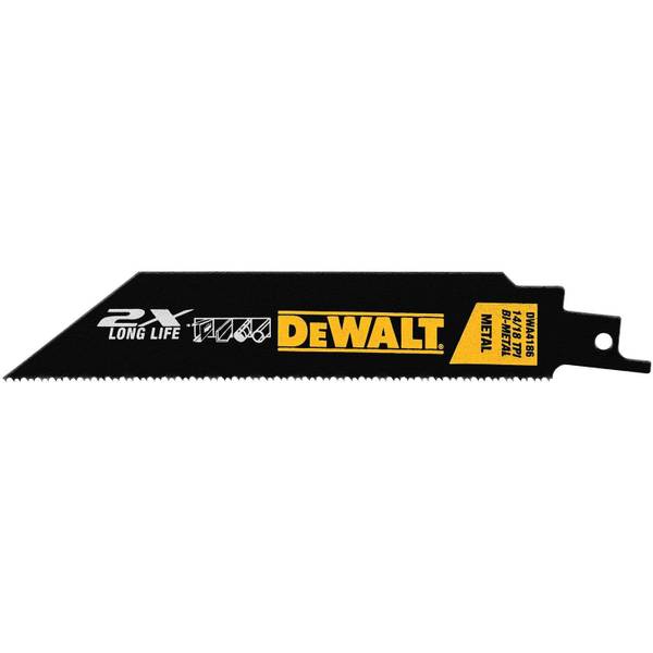 DEWALT 6" 14/18TPI 2X Reciprocating Saw Blade