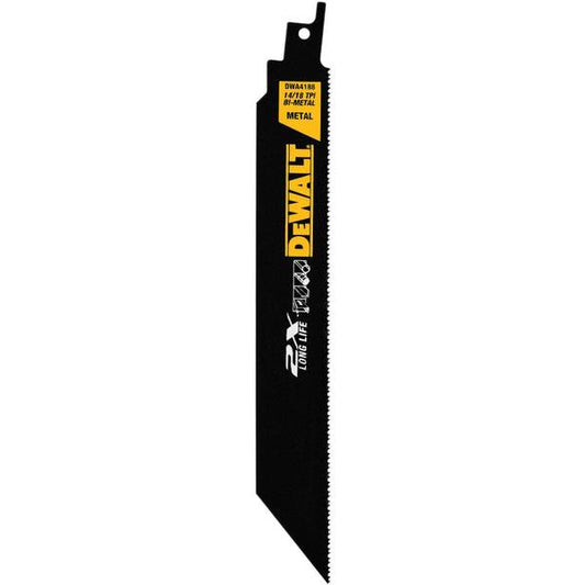 DEWALT 8" 2X 14/18TPI Reciprocating Saw Blade