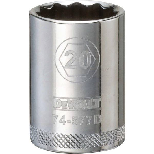 DEWALT 12 Point 1/2" Drive Socket 12 MM