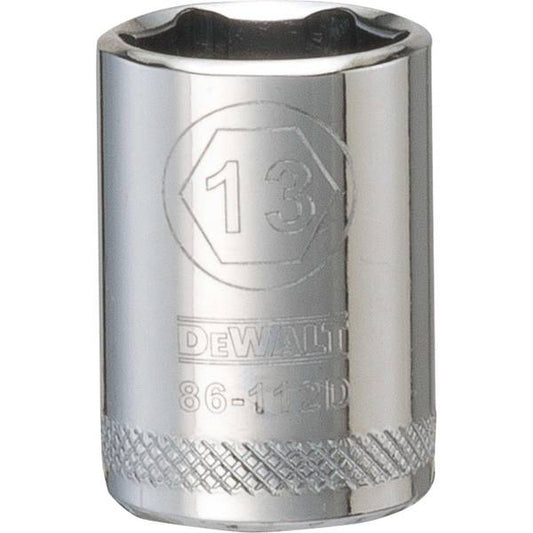 DEWALT 6 Point 1/4" Drive Socket 6 MM