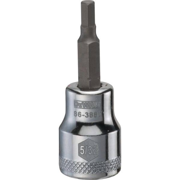 DEWALT 5/32" SAE 3/8" Drive Hex Bit Socket