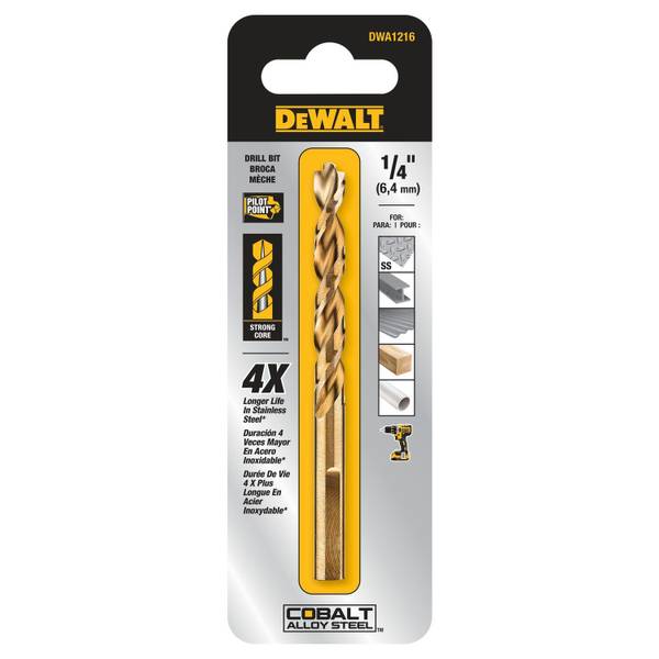 DEWALT 5/64" Pilot Point Industrial Cobalt Alloy Steel Drill Bit